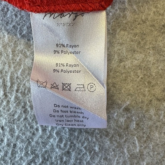 Margo Baridon Anthropologie Habanero Wrap‎ Pants Red Avant-Garde Size Small - Picture 10 of 15